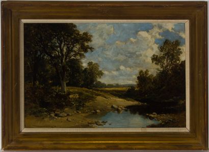 Attrib. Samuel Bough RSA (1822-1878) - Mid 19th Century Oil, River Landscape