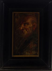 P. Mendoza - Signed & Framed Late 19th Century Oil, Portrait of an Old Man