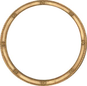 Mid 20th Century Round Gilt Frame