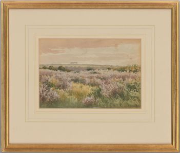 Alfred Ashdown Box (act.1879-1927) - Late 19th Century Watercolour, Heath Study