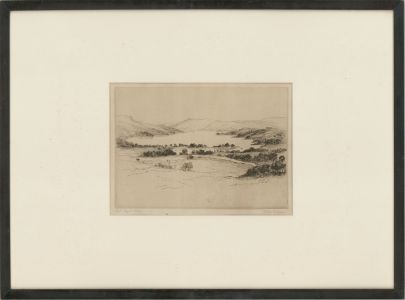 Jackson Simpson (1893-1963) - Early 20th Century Etching, Loch Tay & Kellin
