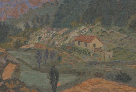 Malcolm J. Hitchcock RWA (1929-1998) - Signed 1960 Oil, Dao Landscape