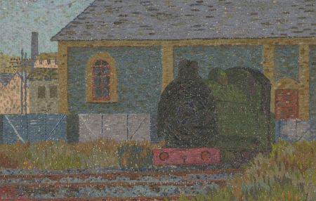 Malcolm J. Hitchcock RWA (1929-1998) - Mid 20th Century Oil, The 0.4.0 Tank
