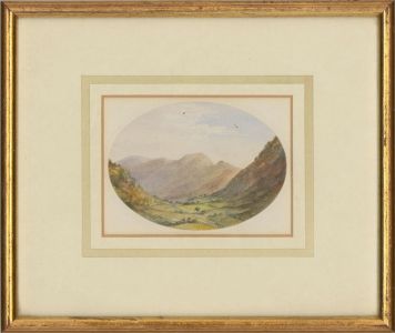 Framed Late 19th Century Watercolour - Hindscarth, Newlands, Lake District
