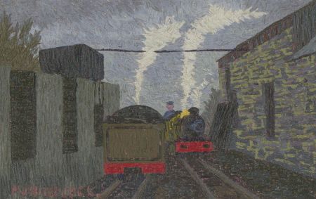 Malcolm J. Hitchcock RWA (1929-1998) - 1961 Oil, Ravenglass.1961. I.