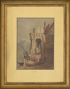 Style of Samuel Prout (1783-1852) - Framed Late 19th Century Watercolour