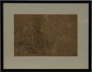 Attrib. Skinner Prout - Mid 19th Century Graphite Drawing, Chelsea Bridge
