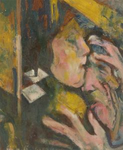 James McLernon (1935-2012) - 20th Century Oil, Expressive Figurative Study