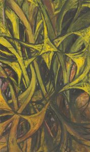 Margaret O. Hole (1919-2012) - 20th Century Oil, Shapes in Yellow