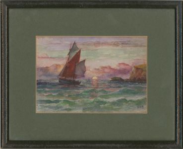 William Howard Yorke (1847-1921) - Pair of Framed Watercolours, Ship Views
