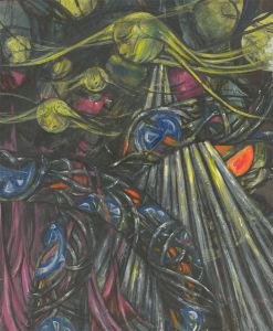 Margaret O. Hole (1919-2012) - Contemporary Oil, Surrealist Abstract Composition