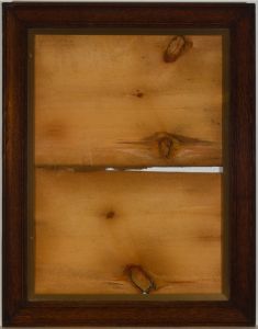 Late 19th Century Picture Frame - Oak Frame with Gilt Slip