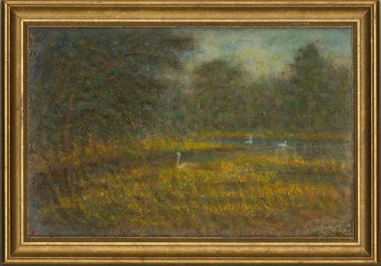 Henry E. Foster (1921-2010) - Signed & Framed 1980 Oil, The Broad Waters