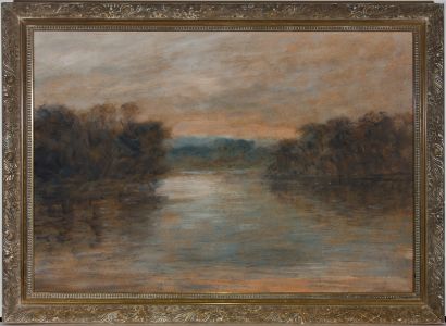 Henry E. Foster (1921-2010) - Mid 20th Century Oil, Impressionist River Scene