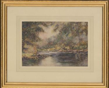 Henry E. Foster (1921-2010) - 1968 Watercolour, Backwaters