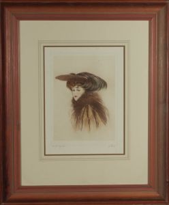 A Fare - Mid 20th Century Photogravure, A Pair Of Fashion Portraits