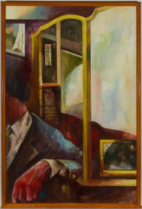 James McLernon (1935-2012) - 1992 Oil, Reflection