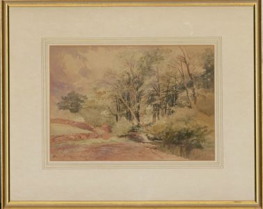 Thomas Lindsey (1793-1861) - 1848 Watercolour, Dulas Brook at Cusop