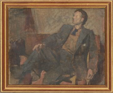 Attrib. Peter Greenham RA (1909-1993) - 20th Century Oil, The Gentleman