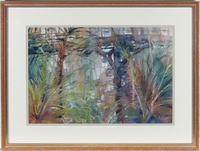 Bob Meecham - 2002 Watercolour, Kew Gardens Palm House