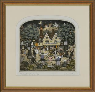 Graham Clarke (b.1941) - Signed & Framed 1998 Etching, The Sweet Nightingale