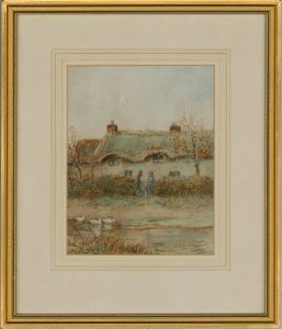William Wilde (1826-1901) - Late 19th Century Watercolour, Bilton near Rugby