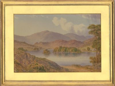 William Taylor Longmire (1841-1914) - Signed 1898 Watercolour, Rydal Lake