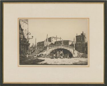 Sidney Tushingham ARE (1884-1968) - Early 20th Century Etching, San Leonardo