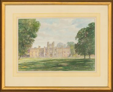 Henry E. Foster (1921-2010) - 1988 Watercolour, Coughton Court, Coughton Warks