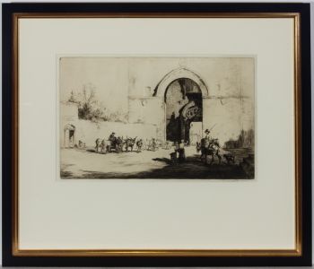 Sidney Tushingham ARE (1884-1968) - Early 20th Century Etching, To Market