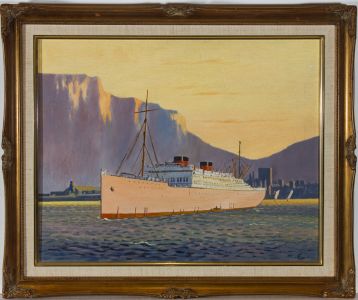 Henry E. Foster (1921-2010) - 20th Century Oil, Carnarvon Castle at Cape Town
