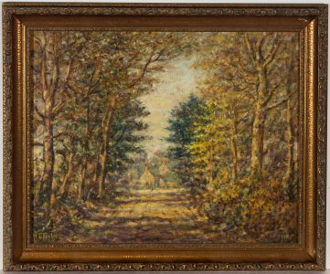 Henry E. Foster (1921-2010) - 1969 Oil, Bordesley Lane, Redditch
