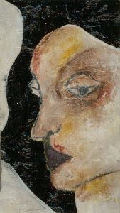 Ben Carrivick - Signed Contemporary Oil, Woman with Purple Lips
