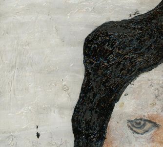 Ben Carrivick - Signed Contemporary Oil, Abstract Portrait