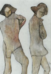 Ben Carrivick - Signed Contemporary Oil, The Models