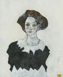 Ben Carrivick - Signed Contemporary Oil, The Wistful Woman