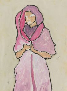Ben Carrivick - Signed Contemporary Oil, The Pink Dress