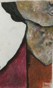 Ben Carrivick - Signed Contemporary Oil, The Red Coat