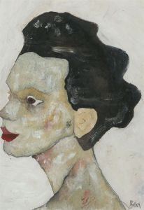 Ben Carrivick - Signed Contemporary Oil, Portrait of The Actress