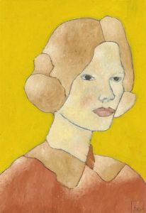 Ben Carrivick - Signed Contemporary Oil, Lady With Blonde Hair
