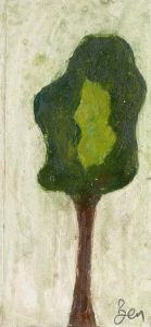 Ben Carrivick - Contemporary Oil, Green Tree