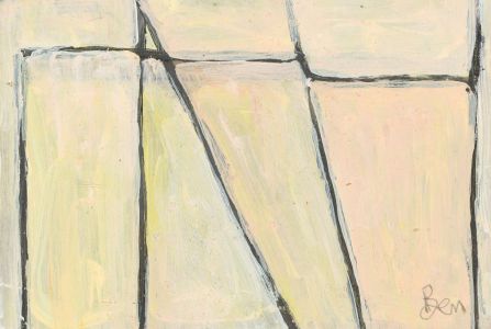 Ben Carrivick - Three Contemporary Oils, Abstract Lines