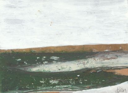 Ben Carrivick - Contemporary Oil, Green Landscape