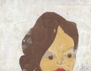 Ben Carrivick - Three Contemporary Oils, Abstract Portrait