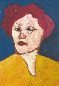 Ben Carrivick - Signed Contemporary Oil, Yellow Red Blue