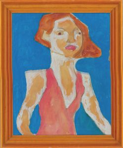 Ben Carrivick - Contemporary Oil, The Pink Dress