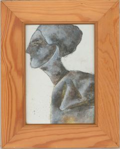 Ben Carrivick - Contemporary Oil, Side Portrait