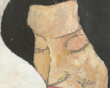 Ben Carrivick - Signed Contemporary Oil, The Sleeping Woman