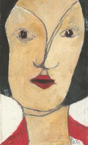 Ben Carrivick - Signed Contemporary Oil, The Singing Woman