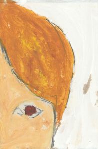 Ben Carrivick - Contemporary Oil, Red Hair, Brown Eyes